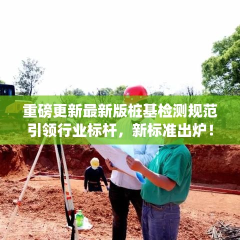 重磅更新最新版樁基檢測規(guī)范引領行業(yè)標桿，新標準出爐！