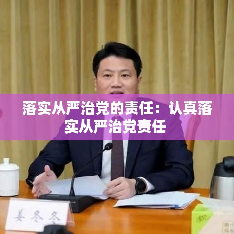 落實(shí)從嚴(yán)治黨的責(zé)任：認(rèn)真落實(shí)從嚴(yán)治黨責(zé)任 