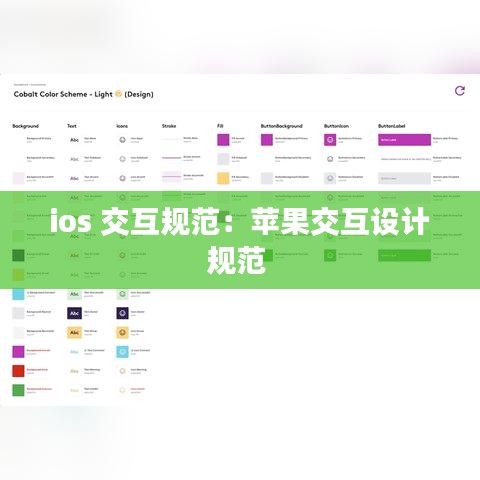 ios 交互規(guī)范：蘋果交互設計規(guī)范 