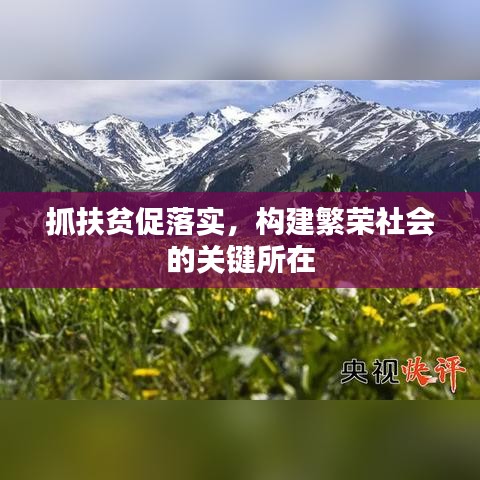 抓扶貧促落實，構(gòu)建繁榮社會的關(guān)鍵所在