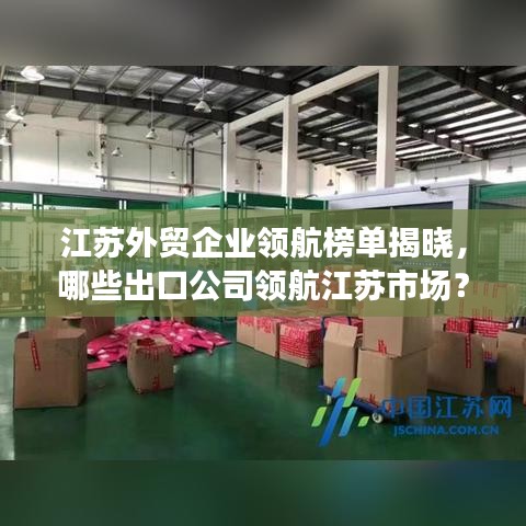 江蘇外貿(mào)企業(yè)領(lǐng)航榜單揭曉，哪些出口公司領(lǐng)航江蘇市場(chǎng)？
