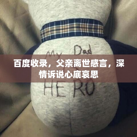百度收錄，父親離世感言，深情訴說心底哀思