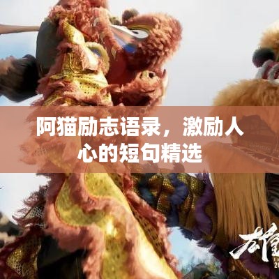 阿貓勵(lì)志語錄，激勵(lì)人心的短句精選
