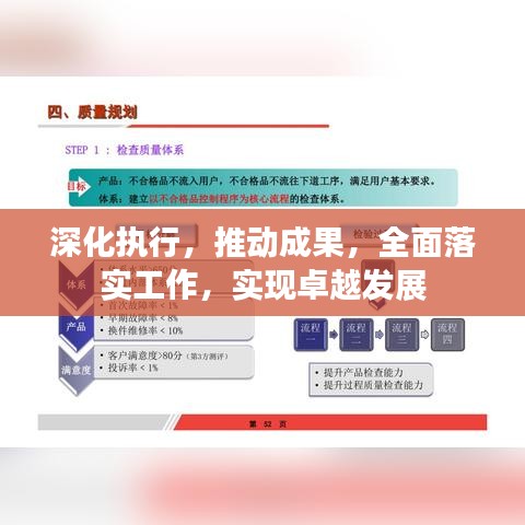 深化執(zhí)行，推動成果，全面落實(shí)工作，實(shí)現(xiàn)卓越發(fā)展