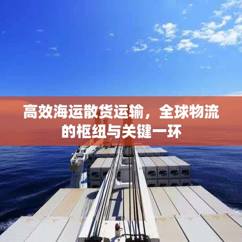 高效海運(yùn)散貨運(yùn)輸，全球物流的樞紐與關(guān)鍵一環(huán)