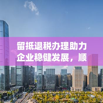 留抵退稅辦理助力企業(yè)穩(wěn)健發(fā)展，順暢高效獲贊！