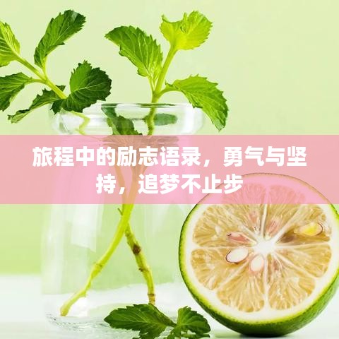旅程中的勵志語錄，勇氣與堅持，追夢不止步