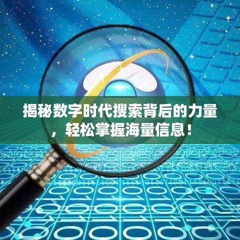 揭秘數(shù)字時代搜索背后的力量，輕松掌握海量信息！