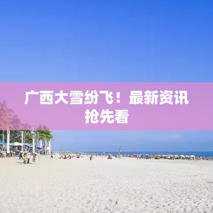 廣西大雪紛飛！最新資訊搶先看