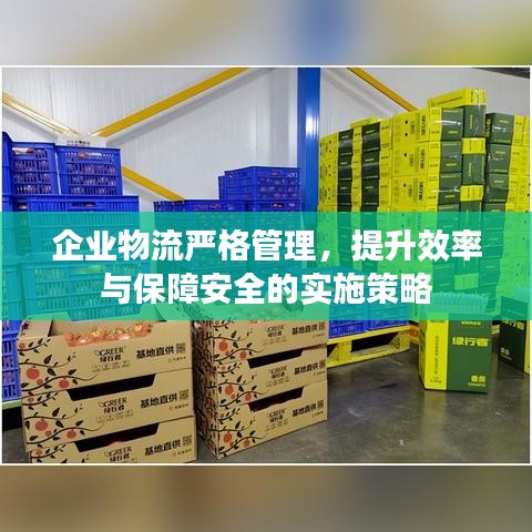 企業(yè)物流嚴(yán)格管理，提升效率與保障安全的實(shí)施策略