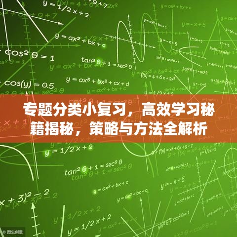 專題分類小復(fù)習(xí)，高效學(xué)習(xí)秘籍揭秘，策略與方法全解析