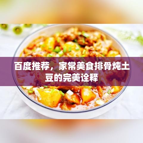 百度推薦，家常美食排骨燉土豆的完美詮釋