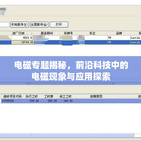 電磁專題揭秘，前沿科技中的電磁現(xiàn)象與應(yīng)用探索