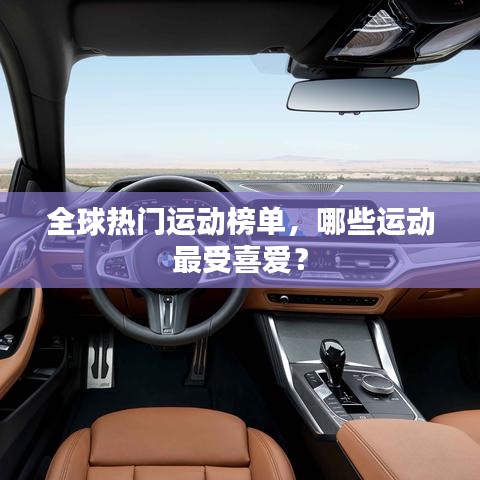 全球熱門運動榜單，哪些運動最受喜愛？