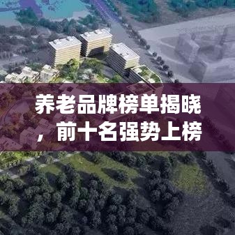 養(yǎng)老品牌榜單揭曉，前十名強勢上榜，不容錯過！