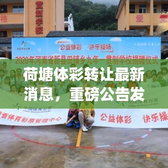 荷塘體彩轉讓最新消息，重磅公告發(fā)布！