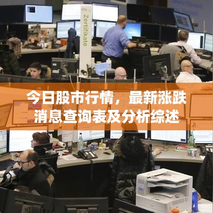 今日股市行情，最新漲跌消息查詢表及分析綜述